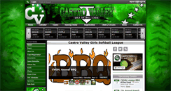 Desktop Screenshot of castrovalleysoftball.com